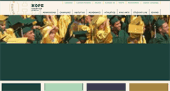 Desktop Screenshot of hopechristianschool.org
